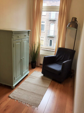 Groene kast gaat weg