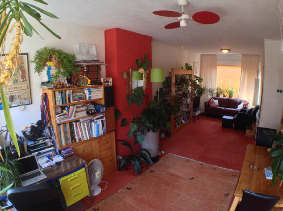 Kamer met cv radiatoren